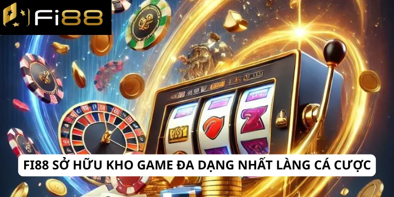 Fi88 3 Fi88 sở hữu kho game đa dạng nhất làng cá cược